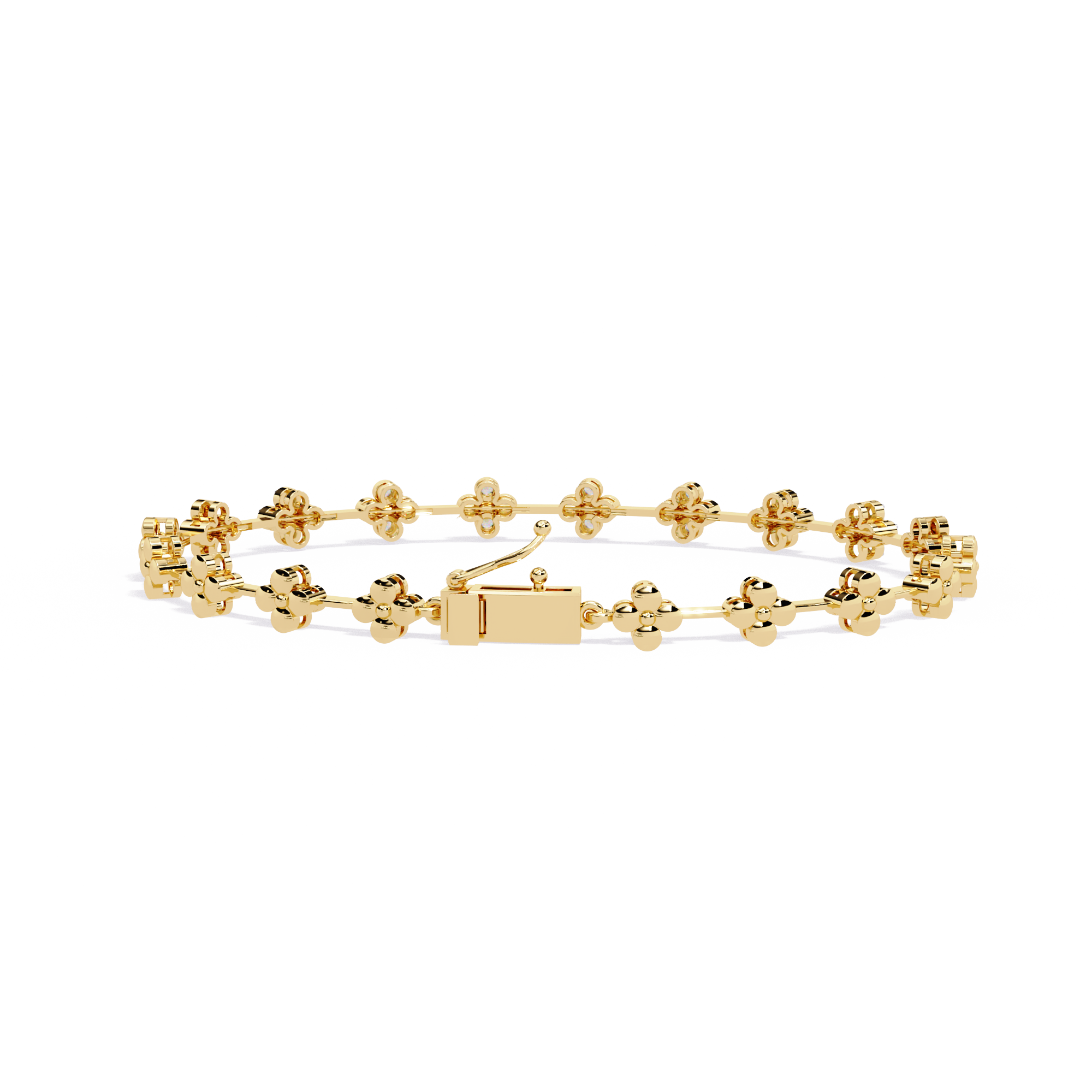 Solitairekart 0.23ct Flora Diamond Tennis Bracelet-HI Color, VS-SI Clarity